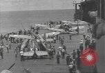 Image of USS Enterprise under attack in Battle of Santa Cruz Island Pacific Ocean, 1942, second 33 stock footage video 65675063026