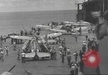 Image of USS Enterprise under attack in Battle of Santa Cruz Island Pacific Ocean, 1942, second 34 stock footage video 65675063026