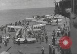 Image of USS Enterprise under attack in Battle of Santa Cruz Island Pacific Ocean, 1942, second 39 stock footage video 65675063026
