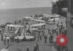 Image of USS Enterprise under attack in Battle of Santa Cruz Island Pacific Ocean, 1942, second 41 stock footage video 65675063026