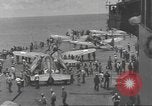 Image of USS Enterprise under attack in Battle of Santa Cruz Island Pacific Ocean, 1942, second 42 stock footage video 65675063026