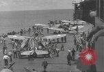 Image of USS Enterprise under attack in Battle of Santa Cruz Island Pacific Ocean, 1942, second 44 stock footage video 65675063026