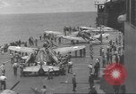 Image of USS Enterprise under attack in Battle of Santa Cruz Island Pacific Ocean, 1942, second 46 stock footage video 65675063026