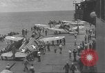 Image of USS Enterprise under attack in Battle of Santa Cruz Island Pacific Ocean, 1942, second 49 stock footage video 65675063026