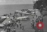 Image of USS Enterprise under attack in Battle of Santa Cruz Island Pacific Ocean, 1942, second 52 stock footage video 65675063026
