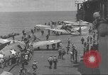 Image of USS Enterprise under attack in Battle of Santa Cruz Island Pacific Ocean, 1942, second 56 stock footage video 65675063026