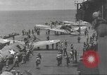 Image of USS Enterprise under attack in Battle of Santa Cruz Island Pacific Ocean, 1942, second 58 stock footage video 65675063026