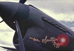 Image of Names on various P-47 aircraft World War 2 United States USA, 1942, second 4 stock footage video 65675063029