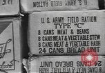 Image of United States military food ration shipping United States USA, 1943, second 7 stock footage video 65675063041
