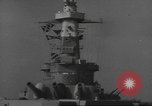 Image of USS North Carolina live firing exercise Atlantic Ocean, 1941, second 15 stock footage video 65675063047