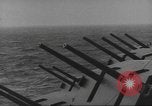 Image of USS North Carolina live firing exercise Atlantic Ocean, 1941, second 18 stock footage video 65675063047