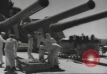 Image of USS North Carolina live firing exercise Atlantic Ocean, 1941, second 26 stock footage video 65675063047