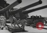Image of USS North Carolina live firing exercise Atlantic Ocean, 1941, second 27 stock footage video 65675063047