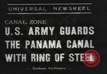 Image of United States Army Panama Canal, 1943, second 7 stock footage video 65675063049