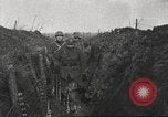 Image of American soldiers in World War 1 trench France, 1917, second 12 stock footage video 65675063069