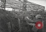 Image of American soldiers in World War 1 trench France, 1917, second 17 stock footage video 65675063069
