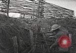 Image of American soldiers in World War 1 trench France, 1917, second 18 stock footage video 65675063069
