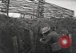 Image of American soldiers in World War 1 trench France, 1917, second 21 stock footage video 65675063069