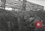 Image of American soldiers in World War 1 trench France, 1917, second 22 stock footage video 65675063069