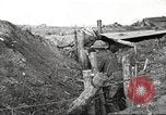 Image of American soldiers in World War 1 trench France, 1917, second 31 stock footage video 65675063069