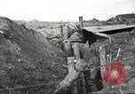 Image of American soldiers in World War 1 trench France, 1917, second 32 stock footage video 65675063069