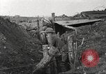 Image of American soldiers in World War 1 trench France, 1917, second 33 stock footage video 65675063069