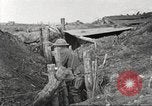 Image of American soldiers in World War 1 trench France, 1917, second 34 stock footage video 65675063069