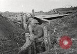 Image of American soldiers in World War 1 trench France, 1917, second 38 stock footage video 65675063069