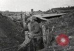 Image of American soldiers in World War 1 trench France, 1917, second 39 stock footage video 65675063069