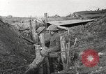 Image of American soldiers in World War 1 trench France, 1917, second 41 stock footage video 65675063069