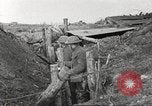 Image of American soldiers in World War 1 trench France, 1917, second 42 stock footage video 65675063069