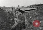 Image of American soldiers in World War 1 trench France, 1917, second 46 stock footage video 65675063069
