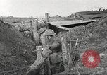 Image of American soldiers in World War 1 trench France, 1917, second 47 stock footage video 65675063069