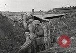 Image of American soldiers in World War 1 trench France, 1917, second 49 stock footage video 65675063069