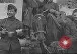 Image of American soldiers eat in World War 1 France, 1917, second 12 stock footage video 65675063070