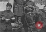 Image of American soldiers eat in World War 1 France, 1917, second 15 stock footage video 65675063070