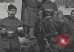Image of American soldiers eat in World War 1 France, 1917, second 17 stock footage video 65675063070