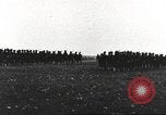 Image of Joint French and American infantry parade Europe, 1918, second 21 stock footage video 65675063075
