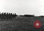 Image of Joint French and American infantry parade Europe, 1918, second 28 stock footage video 65675063075