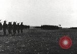 Image of Joint French and American infantry parade Europe, 1918, second 29 stock footage video 65675063075
