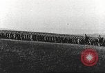 Image of Joint French and American infantry parade Europe, 1918, second 33 stock footage video 65675063075