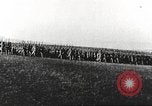Image of Joint French and American infantry parade Europe, 1918, second 37 stock footage video 65675063075