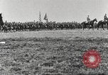Image of Joint French and American infantry parade Europe, 1918, second 42 stock footage video 65675063075