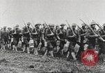 Image of Joint French and American infantry parade Europe, 1918, second 51 stock footage video 65675063075