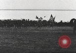 Image of Joint French and American infantry parade Europe, 1918, second 54 stock footage video 65675063075