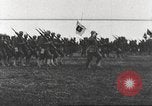 Image of Joint French and American infantry parade Europe, 1918, second 57 stock footage video 65675063075