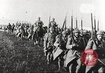 Image of Joint French and American infantry parade Europe, 1918, second 59 stock footage video 65675063075