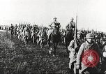 Image of Joint French and American infantry parade Europe, 1918, second 61 stock footage video 65675063075