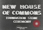 Image of House of Commons reconstruction London England United Kingdom, 1948, second 3 stock footage video 65675063099