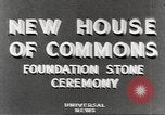 Image of House of Commons reconstruction London England United Kingdom, 1948, second 4 stock footage video 65675063099